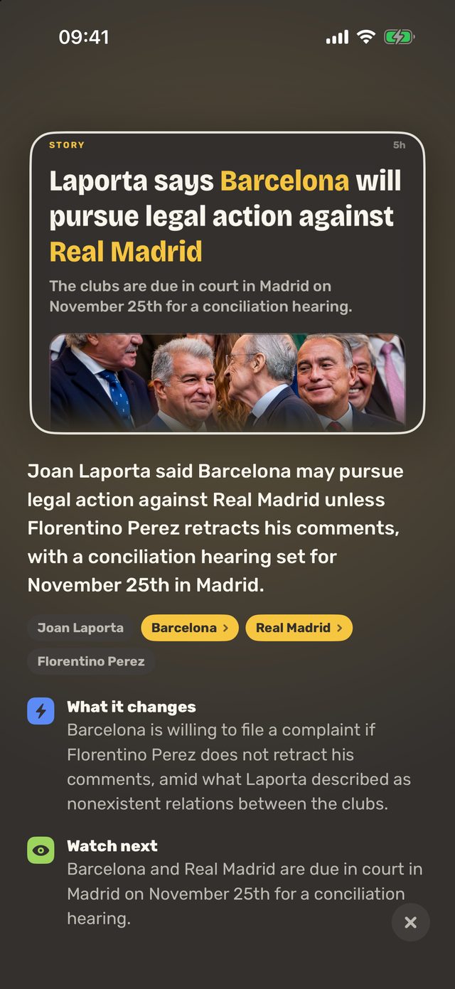 A story folded into its summary